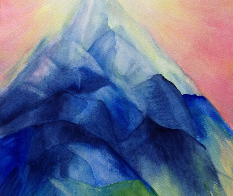 Verso la Veta  Watercolor 26×35,5cm 2021