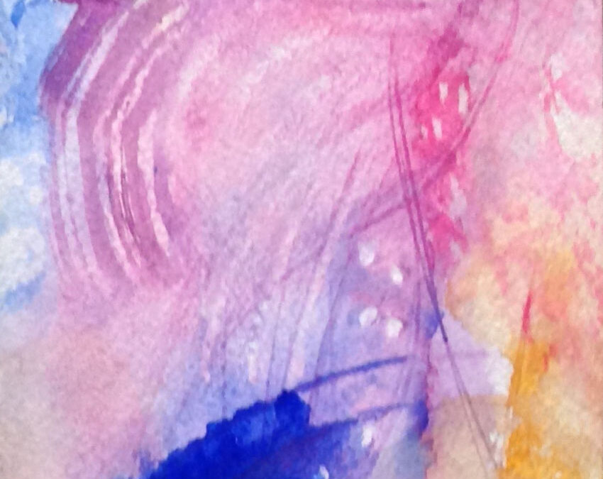 metamorfose VIII  Watercolor 10x25cm 2020