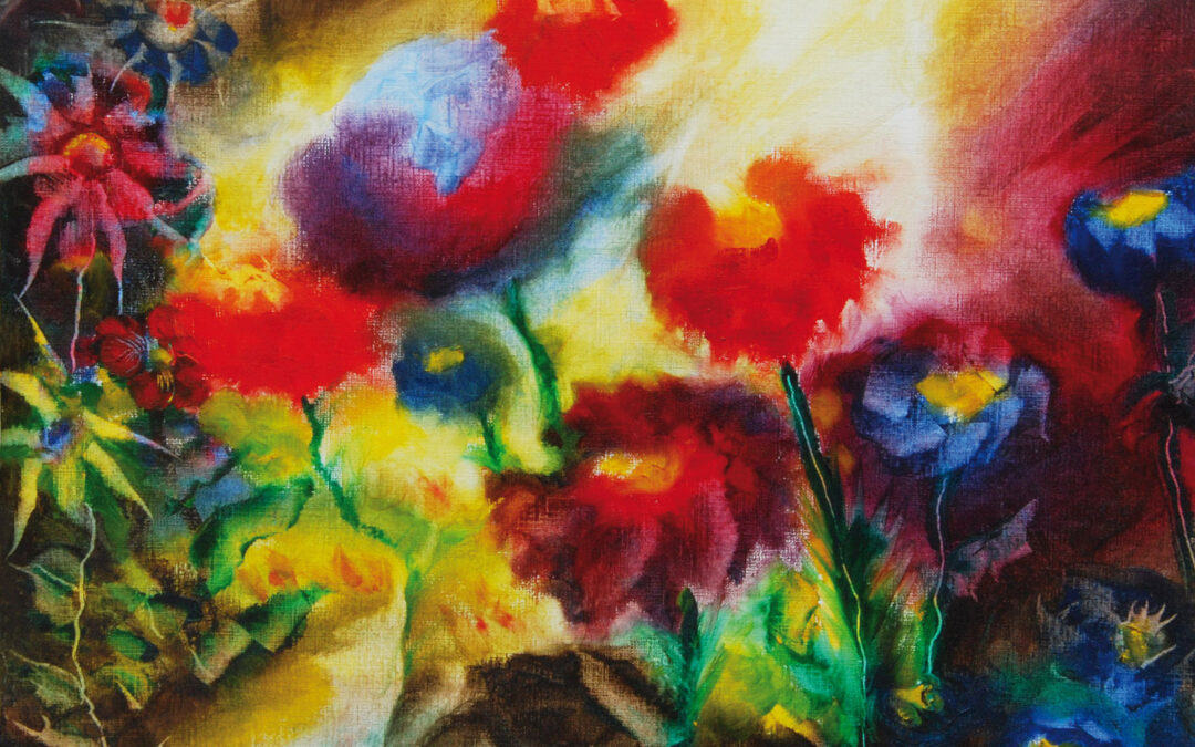 Jardim – oil on canvas paper 35,8×43,8cm 2014c