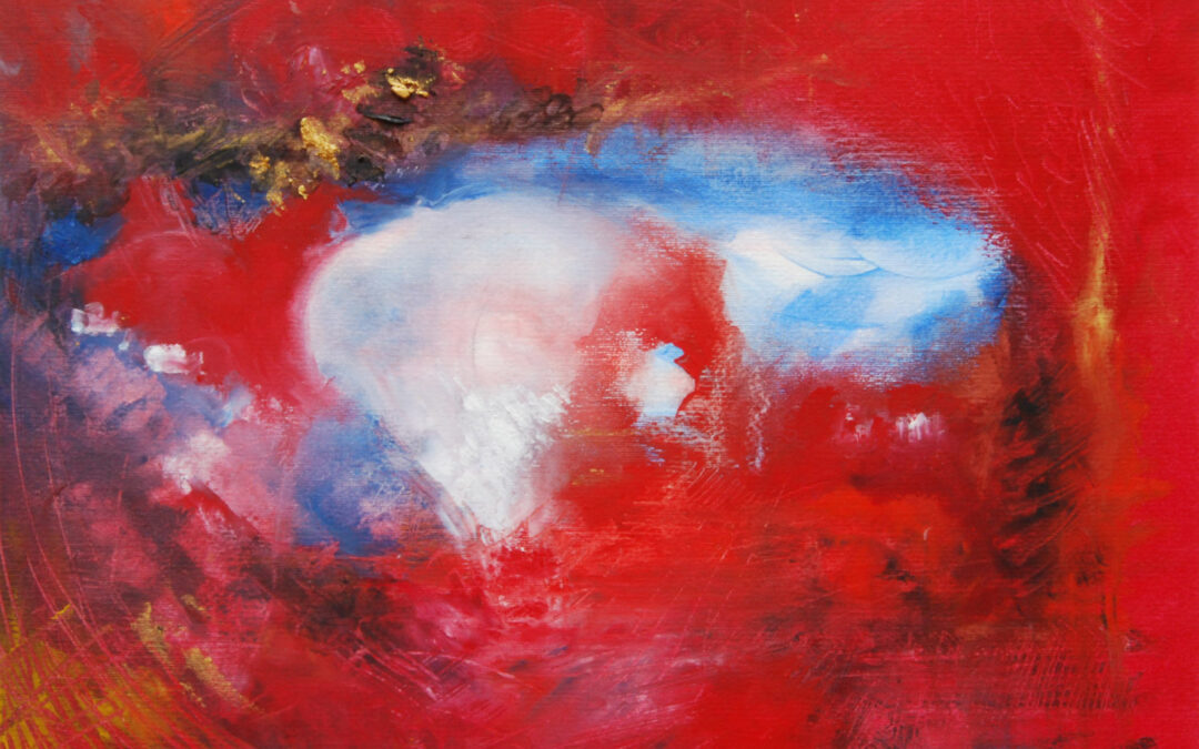 Red atmosphere – oil on canvas paper 35,8×43,8cm 2015